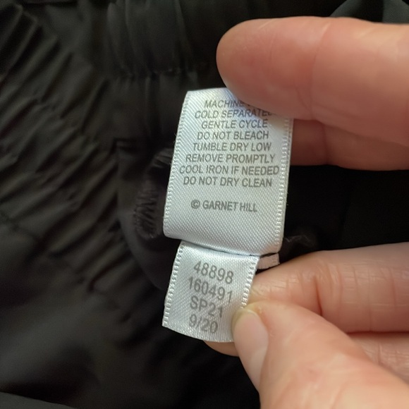 Garnet Hill Ruched Recycled Pants Relaxed Pull-On Elastic Waist Joggers A1 - Picture 6 of 8